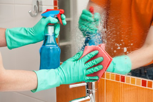 Professional window cleaning service in Finchley for a bright home exterior