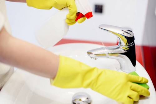 Fabric care and stain removal during upholstery cleaning in Finchley