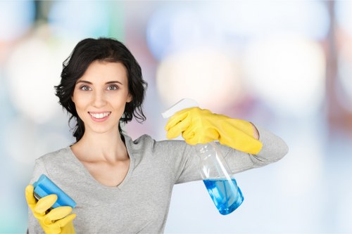 Reviewing cleaning service details as part of a complaint