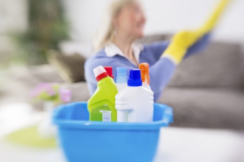 Kitchen deep clean during end of tenancy cleaning in Finchley