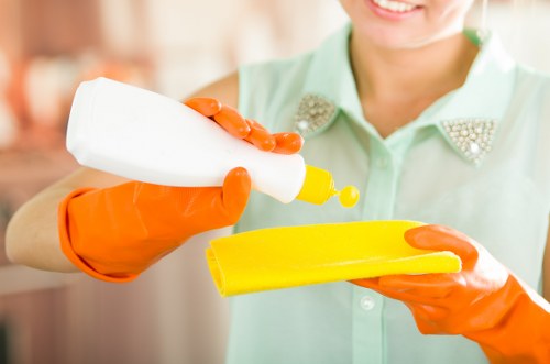 Kitchen cleaning service in a Finchley home